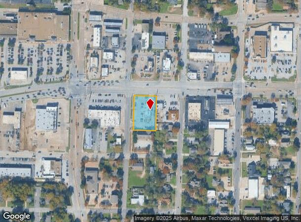 315 W University Dr, Denton, TX Parcel Map