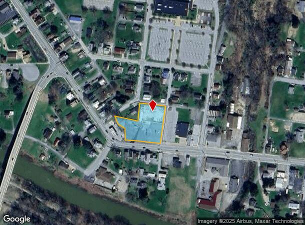  1028 W Mahoning St, Punxsutawney, PA Parcel Map