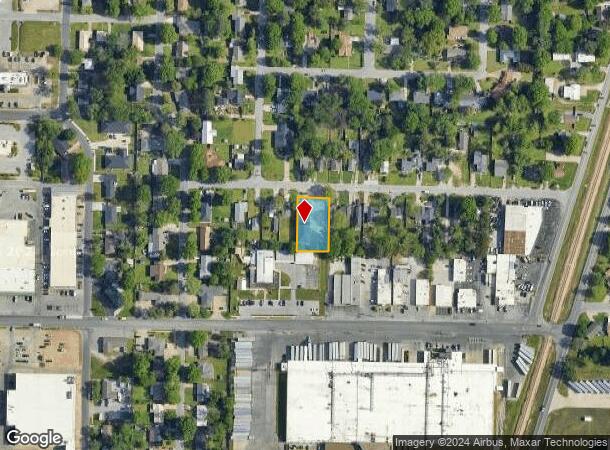  127 Pierce Ave, Springdale, AR Parcel Map