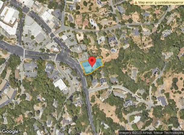  93 Moraga Way, Orinda, CA Parcel Map