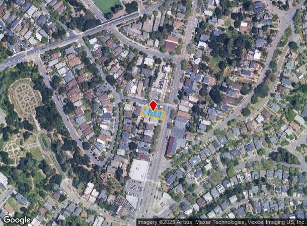 1333 Grand Ave, Piedmont, CA Parcel Map