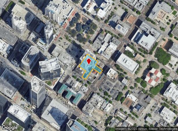  409 Travis St, Houston, TX Parcel Map