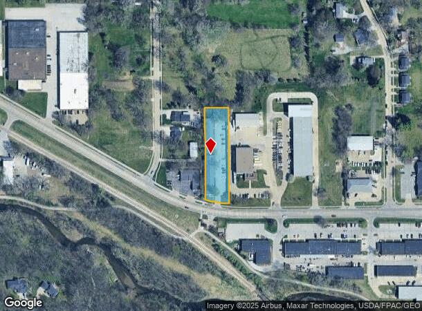  7675 University Ave, Clive, IA Parcel Map