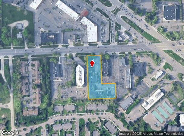  26677 W 12 Mile Rd, Southfield, MI Parcel Map