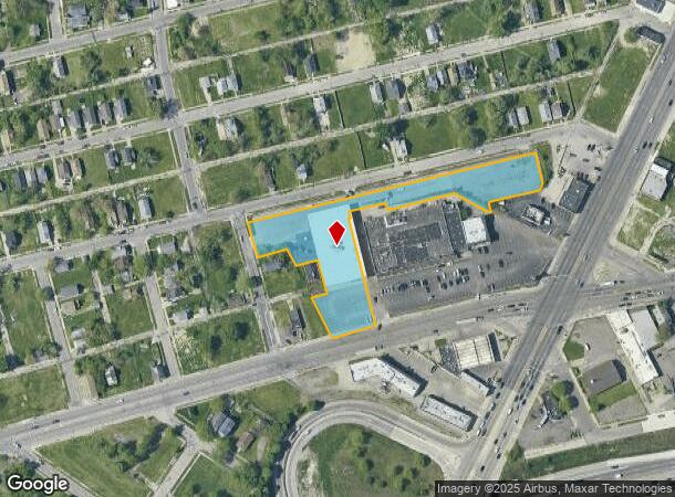  9641 Harper Ave, Detroit, MI Parcel Map