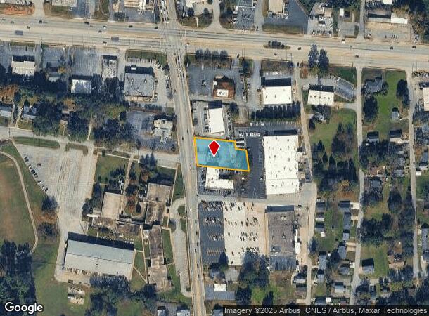  602 N Main St, Greer, SC Parcel Map