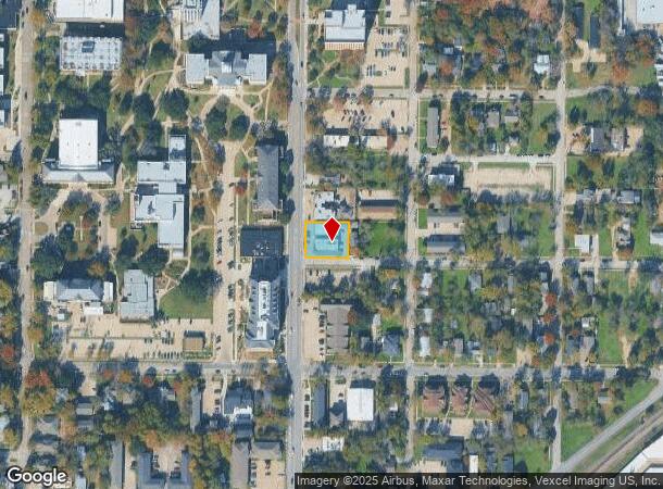 1102 N Bell Ave, Denton, TX Parcel Map