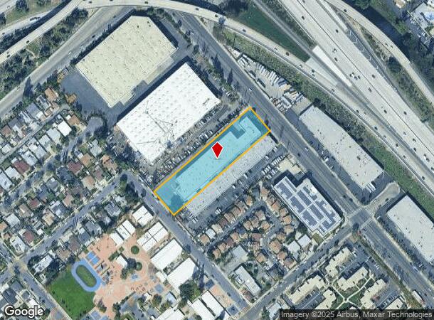  12432 Foothill Blvd, Sylmar, CA Parcel Map