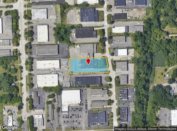  5815 E Executive Dr, Westland, MI Parcel Map