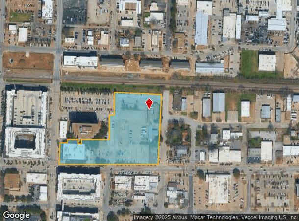  201 E Abram St, Arlington, TX Parcel Map