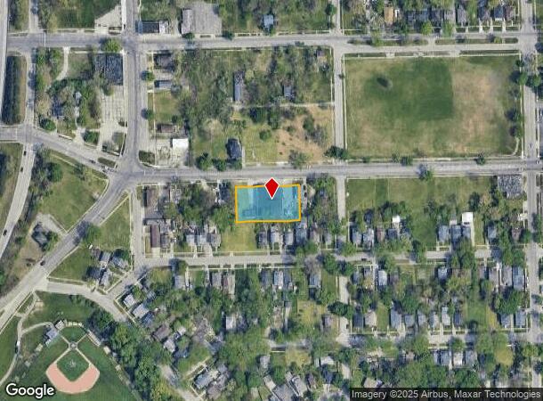 1444 Davison Rd, Flint, MI Parcel Map