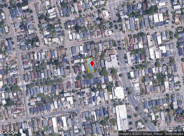 1413 Alcatraz Ave, Berkeley, CA Parcel Map