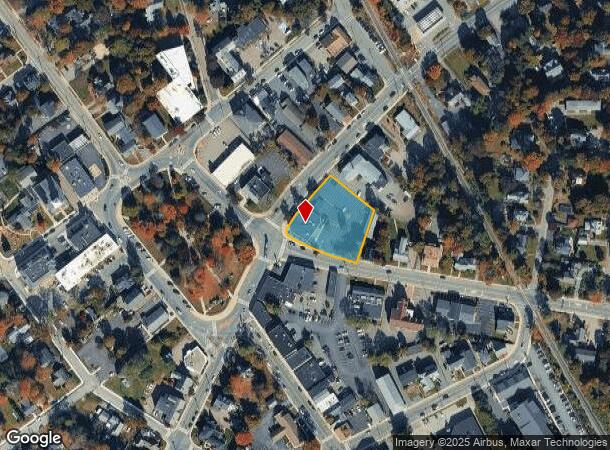 1 Mechanic St, Foxboro, MA Parcel Map