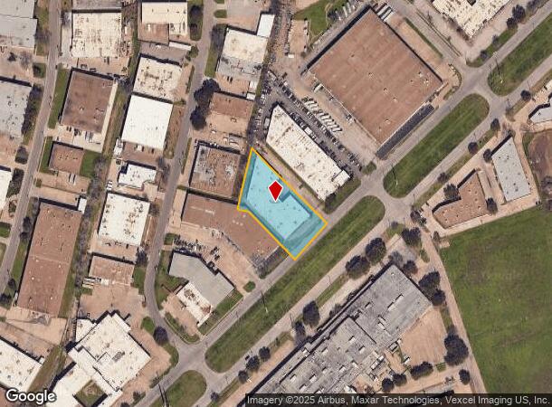  1349 Regal Row, Dallas, TX Parcel Map