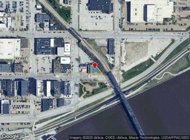 418 E 2Nd St, Davenport, IA Parcel Map