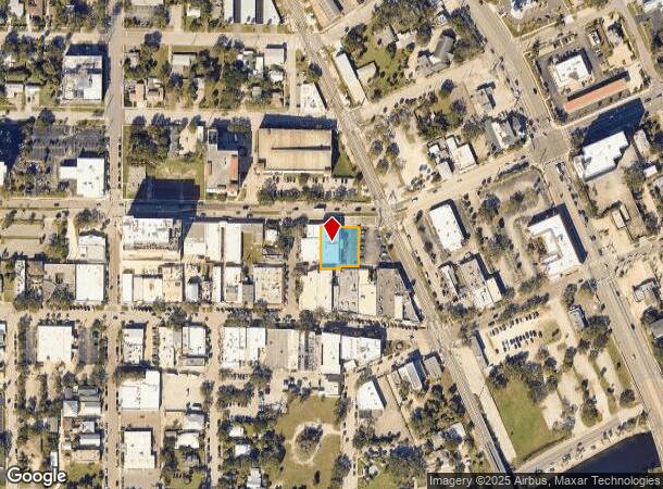  907 E Strawbridge Ave, Melbourne, FL Parcel Map