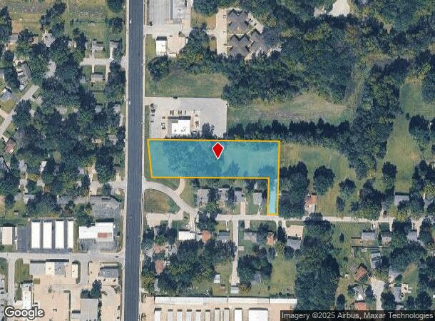  706 N Main St, Lansing, KS Parcel Map