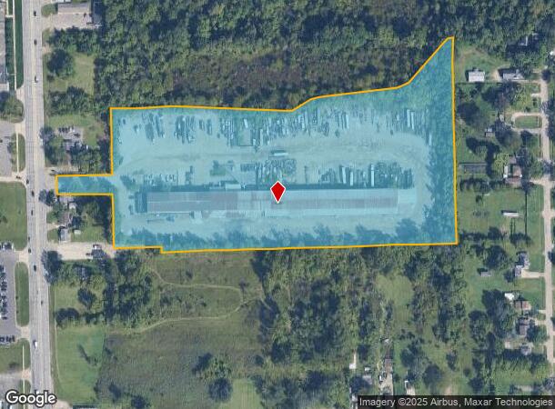 6875 Middlebelt Rd, Romulus, MI Parcel Map