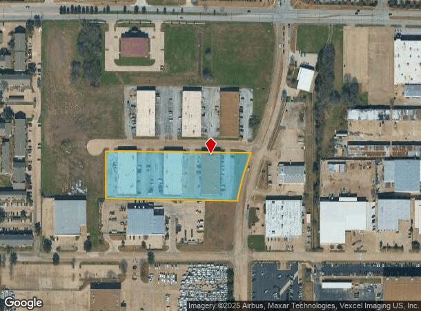  2601 Aero Dr, Grand Prairie, TX Parcel Map