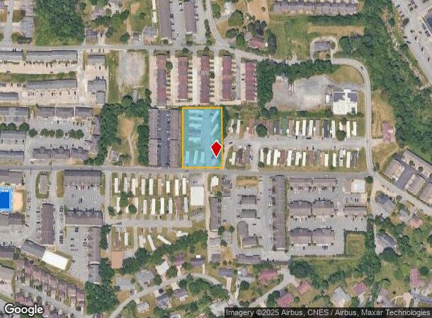  1099 Valley View Ave, Morgantown, WV Parcel Map