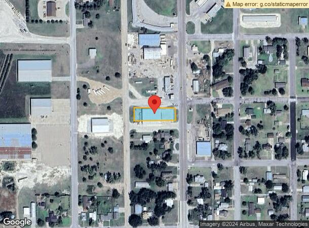  1323 Main St, La Crosse, KS Parcel Map