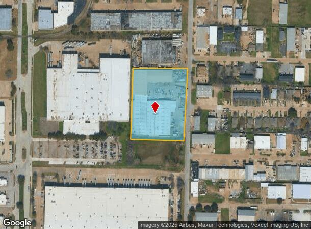  214 Nw 25Th St, Grand Prairie, TX Parcel Map
