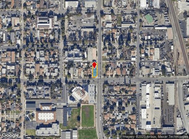  825 E Chestnut Ave, Santa Ana, CA Parcel Map