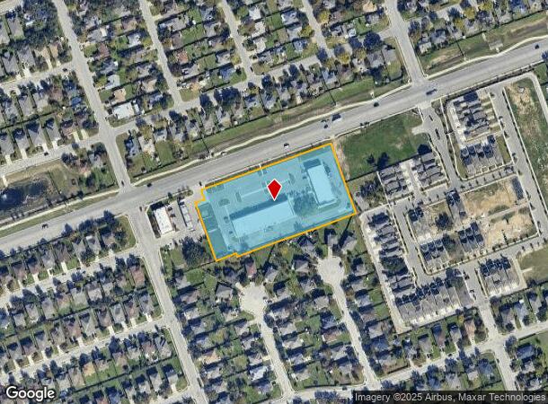  12621 Hero Way W, Leander, TX Parcel Map