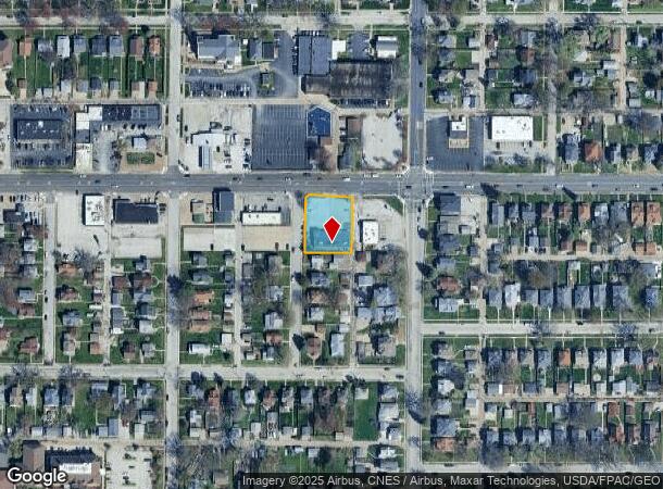 1323 W Locust St, Davenport, IA Parcel Map