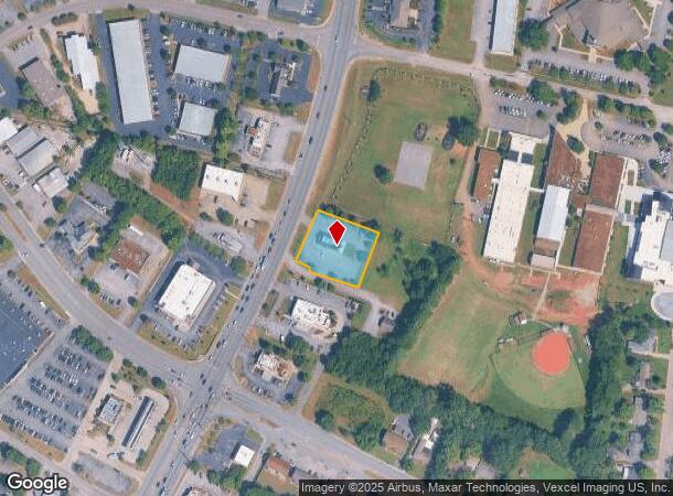  1718 Memorial Blvd, Murfreesboro, TN Parcel Map