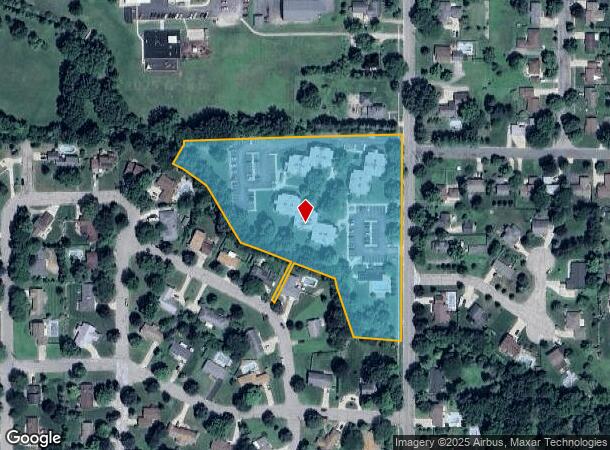 1105 N Chipman St, Owosso, MI Parcel Map