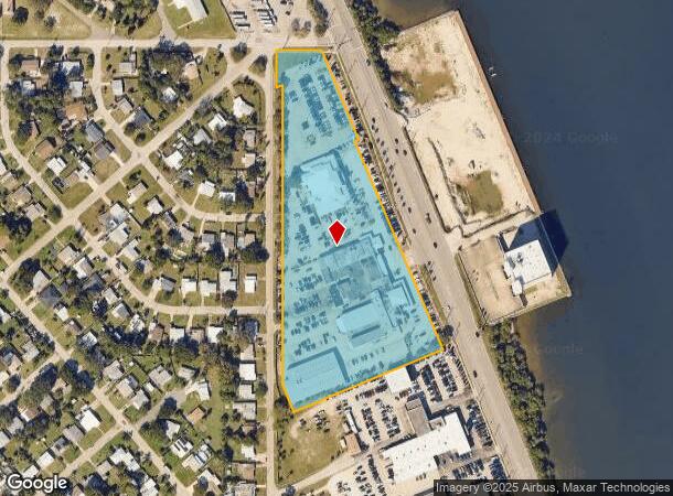  800 S Harbor City Blvd, Melbourne, FL Parcel Map