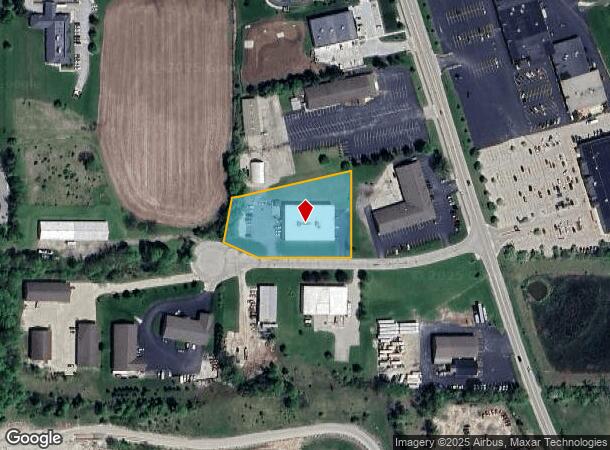  3026 Beechwood Industrial Ct, Hubertus, WI Parcel Map