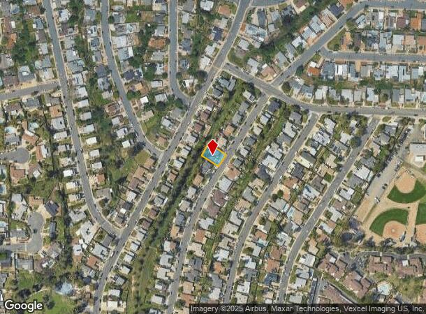 6140 Horton Dr, La Mesa, CA Parcel Map
