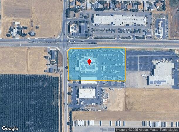1500 W El Monte Way, Dinuba, CA Parcel Map