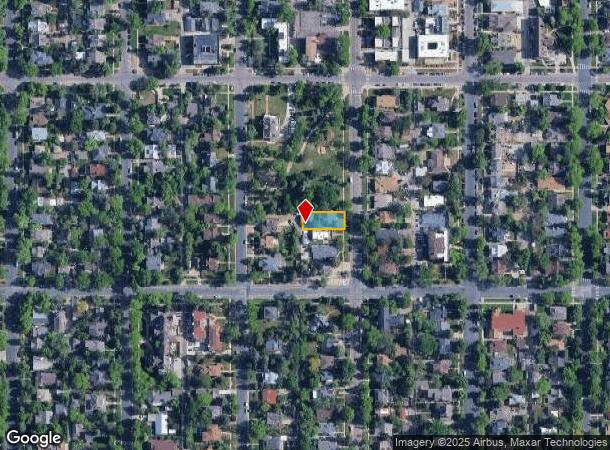  929 13Th St, Boulder, CO Parcel Map