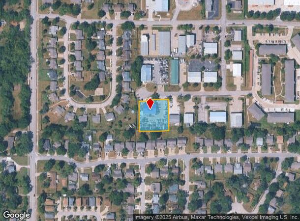 1207 E 25Th St, Lawrence, KS Parcel Map