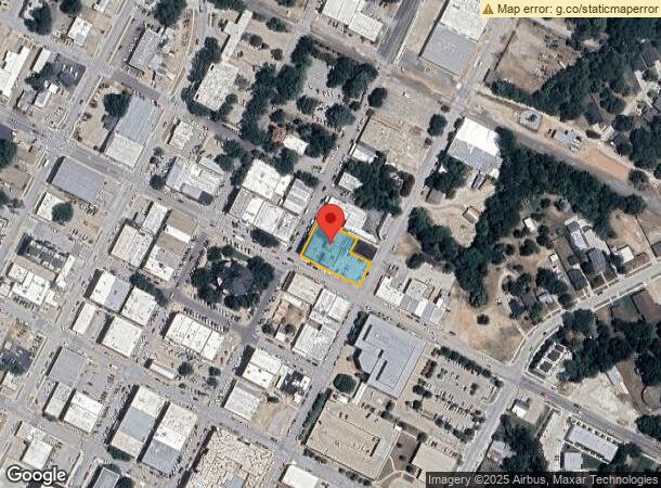  100 N College St, Waxahachie, TX Parcel Map