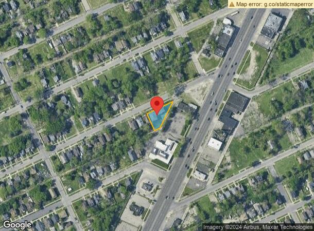  12122 Sanford St, Detroit, MI Parcel Map