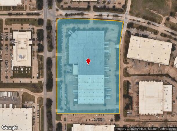  4700 Amon Carter Blvd, Fort Worth, TX Parcel Map