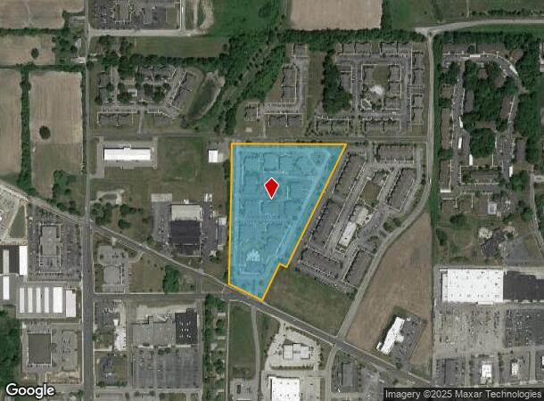  4500 W Bethel Ave, Muncie, IN Parcel Map