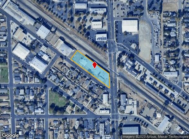 121 Oak St, Manteca, CA Parcel Map