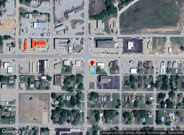 501 E Main St, Cushing, OK Parcel Map