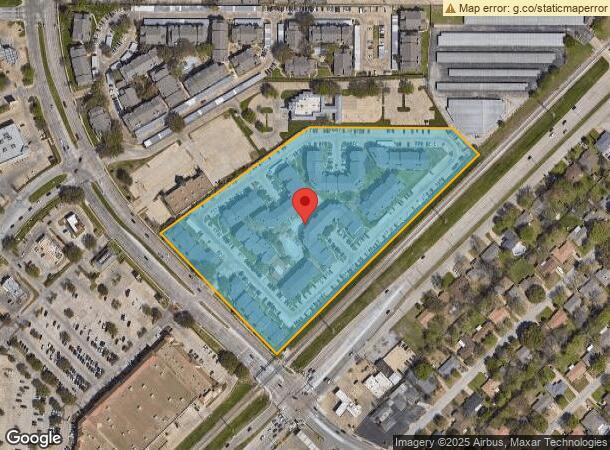  6051 S Hulen St, Fort Worth, TX Parcel Map