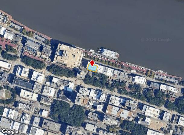 W Bay St, Savannah, GA Parcel Map