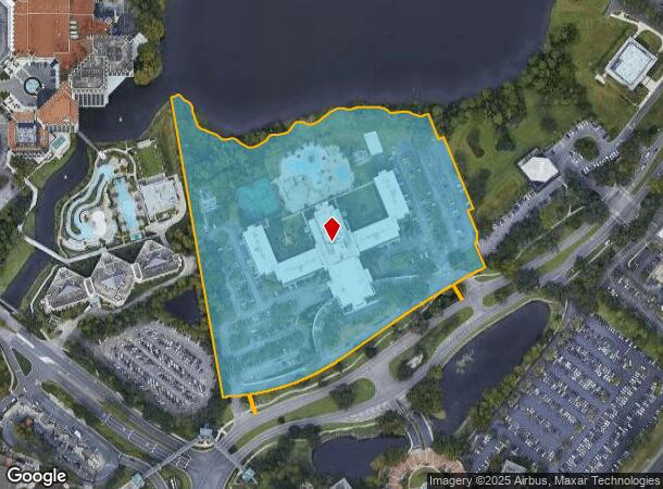  1850 Hotel Plaza Blvd, Orlando, FL Parcel Map