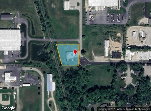  1177 O E Bieri Ind Dr, Lowell, MI Parcel Map