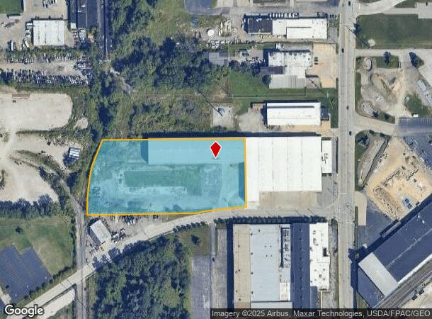 22151 Tungsten Rd, Euclid, OH Parcel Map