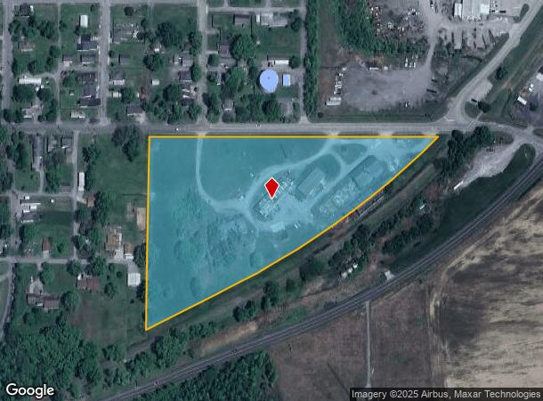  201 W Barnett St, Harrisburg, IL Parcel Map