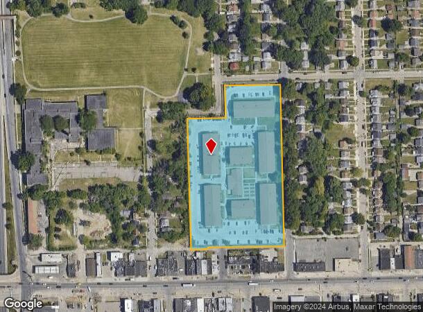  7222 Rutland St, Detroit, MI Parcel Map